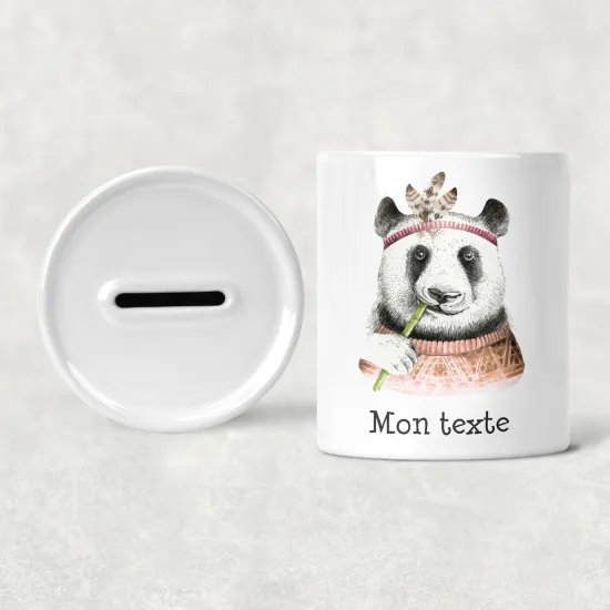 Hucha para niños personalizada - Infantil - Panda