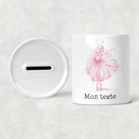 Hucha para niños personalizada - Infantil - Bailarina