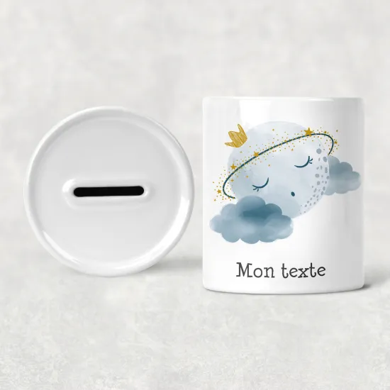 Hucha para niños personalizada - Infantil - Luna