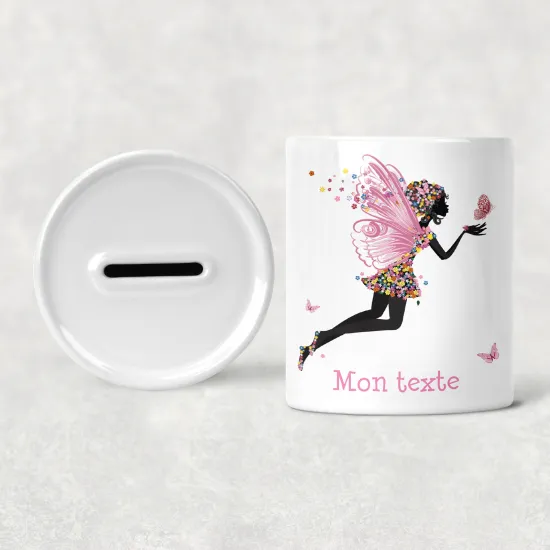 Hucha para niños personalizada - Infantil - Hada Flores