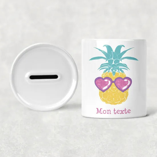 Personalized Kids / Children's Piggy Bank - Pineapple