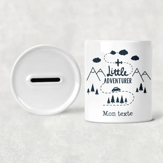 Personalized Kids / Children's Piggy Bank - Little Adventurer