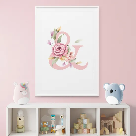 Personalized Monogram Poster - Character &