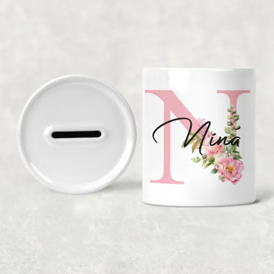 Salvadanaio Monogram personalizzato - N
