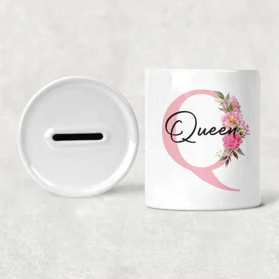 Salvadanaio Monogram personalizzato - Q