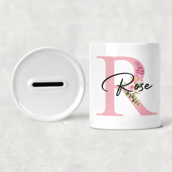 Salvadanaio Monogram personalizzato - R