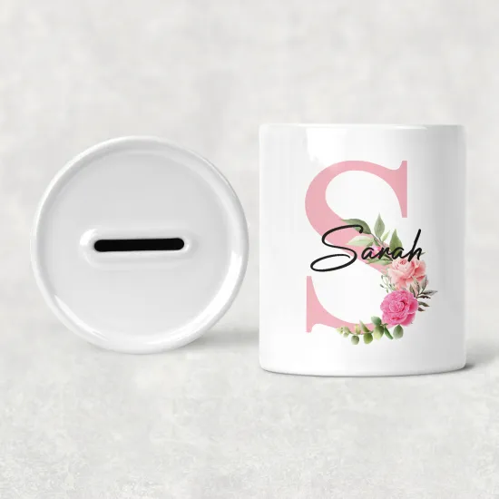 Salvadanaio Monogram personalizzato - S