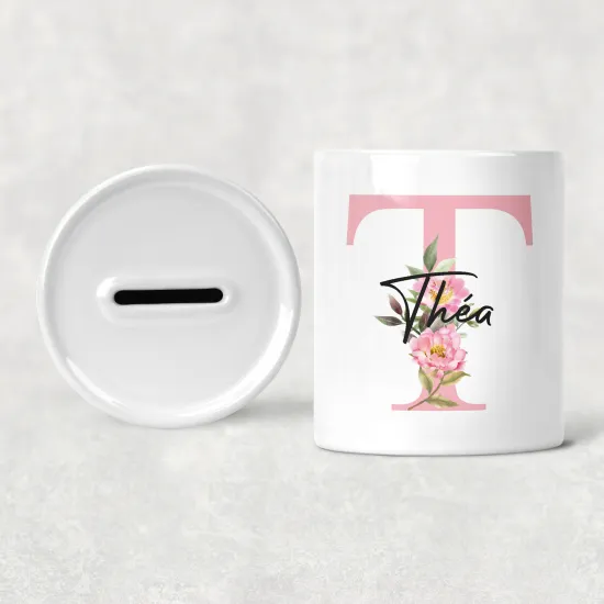 Salvadanaio Monogram personalizzato - T