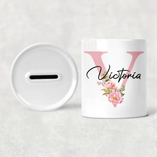 Salvadanaio Monogram personalizzato - V