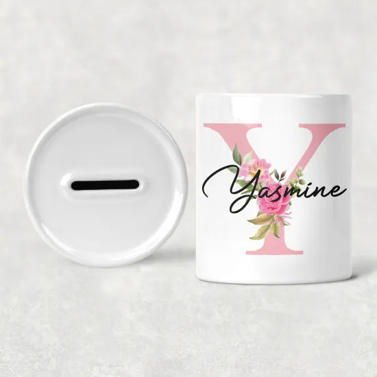 Salvadanaio Monogram personalizzato - Y