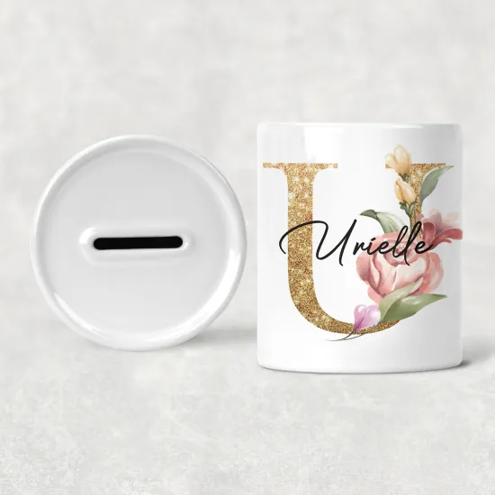 Hucha para niños personalizada - Infantil - U