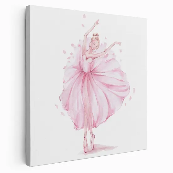 Tableau toile Enfants Carré - Danseuse