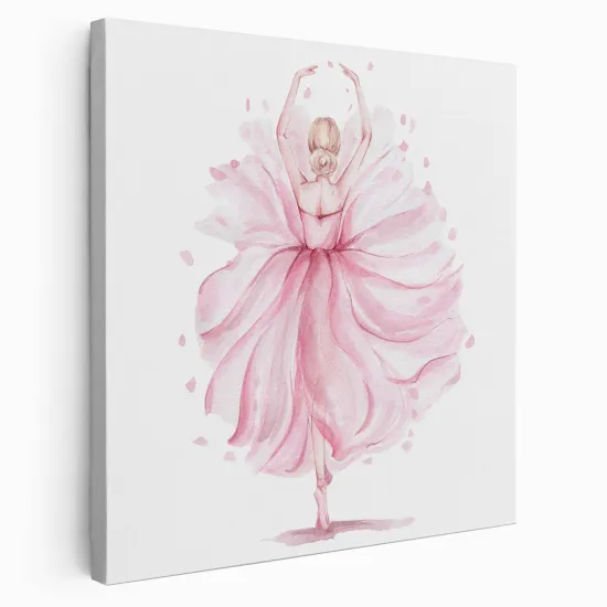 Tableau toile Enfants Carré - Danseuse