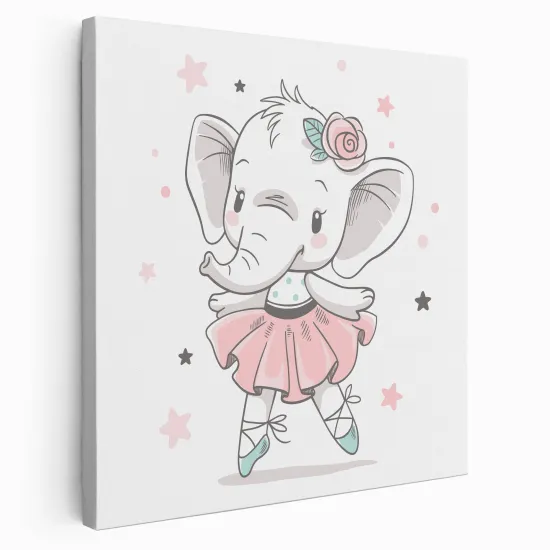 Canvas Print for Kids - Elephant Dancer