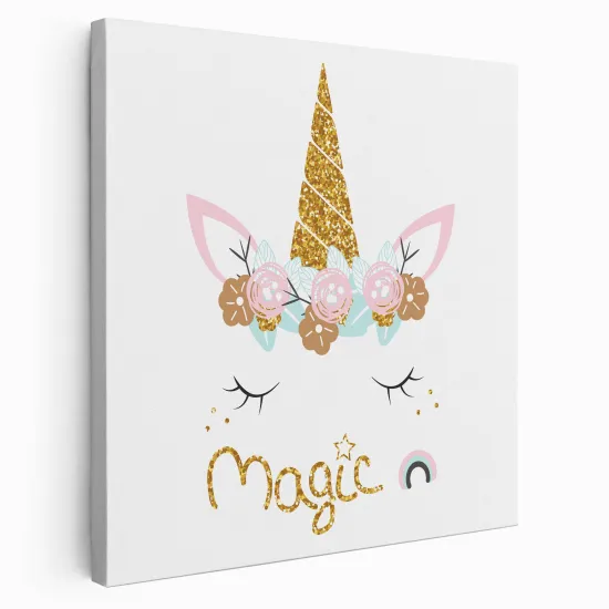 Canvas Print for Kids - Magic Unicorn
