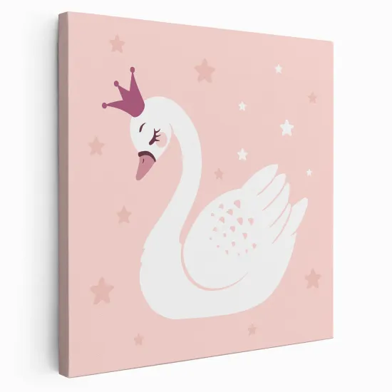 Canvas Print for Kids - Queen of Swans