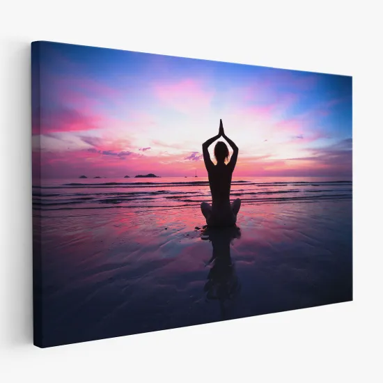 Tableau toile - Femme Zen yoga