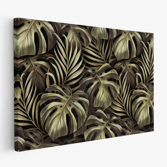 Tableau toile - Feuilles Tropicales