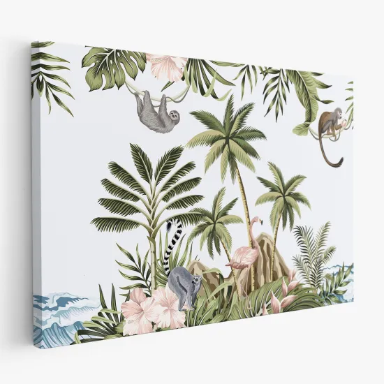 Tableau toile Enfants - Forêt Tropicale
