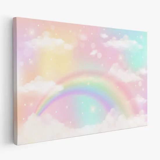 Tableau toile Enfants - Arc-en-ciel