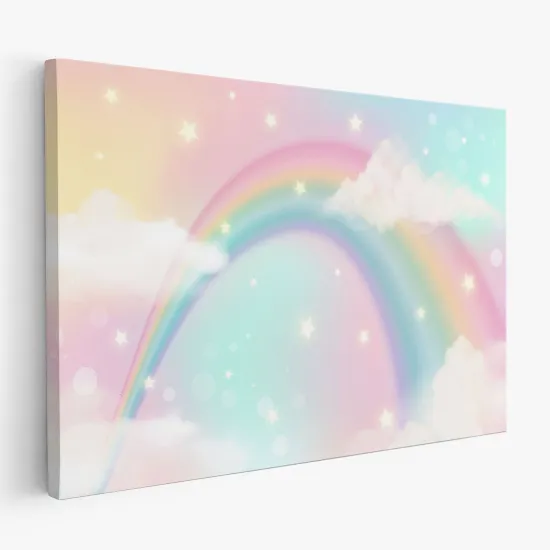 Tableau toile Enfants - Arc-en-ciel