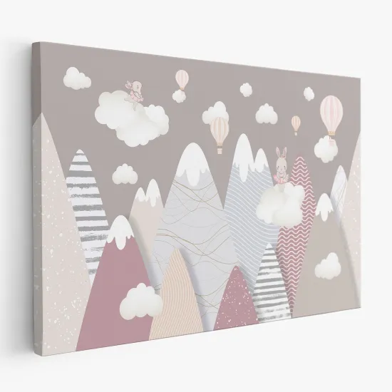 Tableau toile Enfants - Montagnes