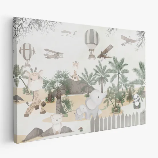 Canvas Print for Kids - Jungle Animals