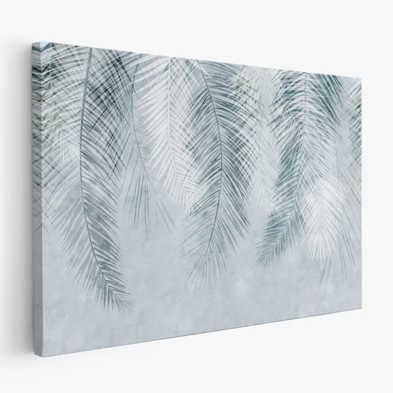 Leinwandbild - Palmblätter