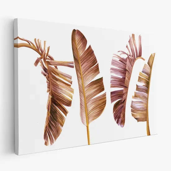 Leinwandbild - Palmblätter