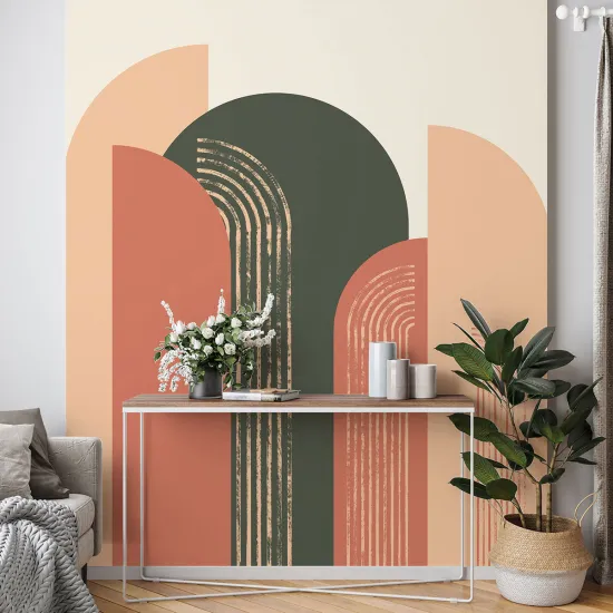 Panoramic Wallpaper - Wall Mural - Arches Design