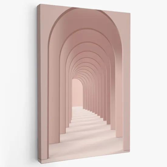 Tableau toile - Couloir arches