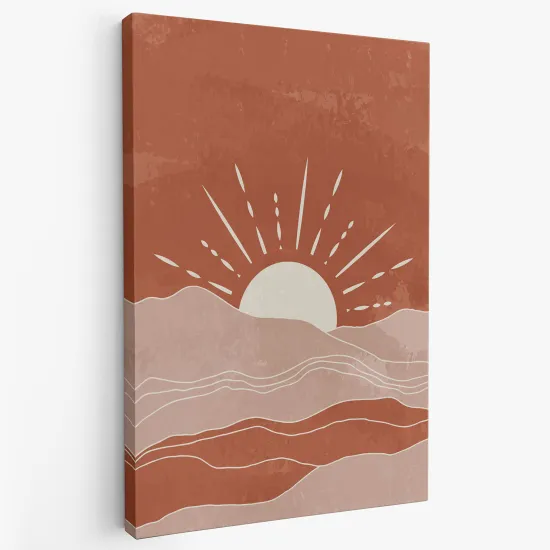 Tableau toile - Soleil Boho