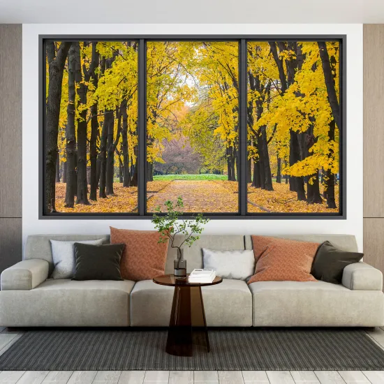 Optical Illusions Window Wall Sticker - Path