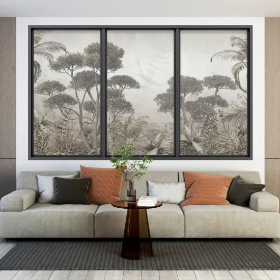 Vinilo Adhesivo Decorativo trampantojo 3D - Selva Tropical