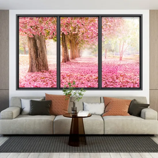 Optical Illusions Window Wall Sticker - Path