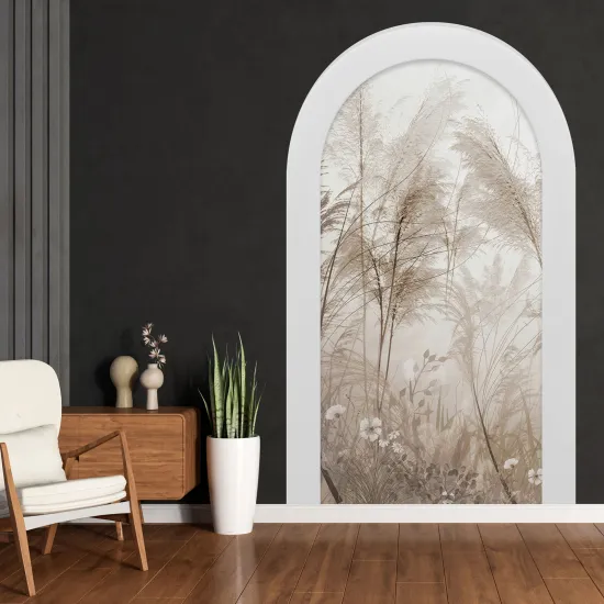 Adesivo Murale - Illusione ottica - Arco - Foresta