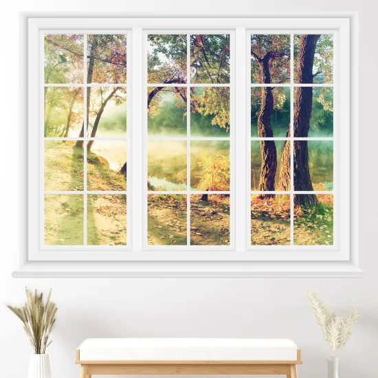 Vinilo Adhesivo Decorativo trampantojo 3D - Árboles
