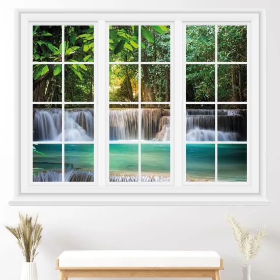 Vinilo Adhesivo Decorativo trampantojo 3D - Cascadas