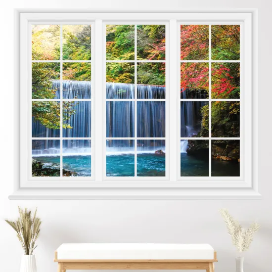 Vinilo Adhesivo Decorativo trampantojo 3D - Cascadas