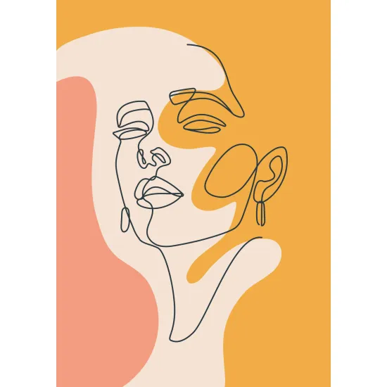 Papier peint panoramique - Femme Boho