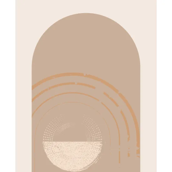 Panoramic Wallpaper - Wall Mural - Boho