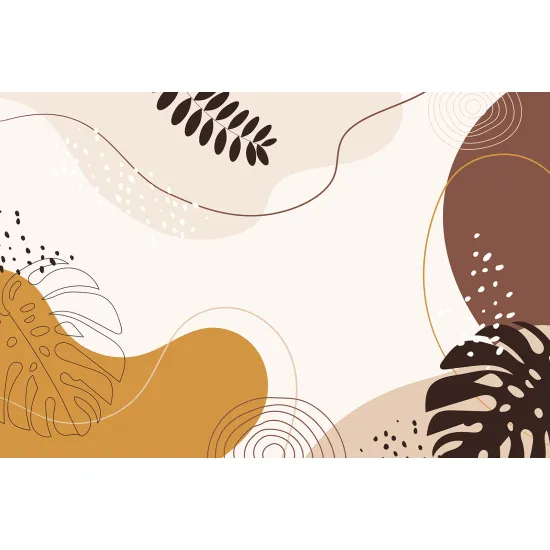 Panoramic Wallpaper - Wall Mural - Boho