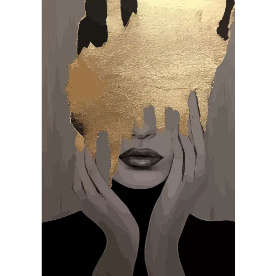 Papier peint panoramique - Femme Design