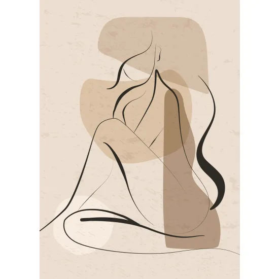Panoramic Wallpaper - Wall Mural - Boho Woman