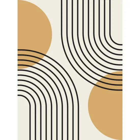 Panoramic Wallpaper - Wall Mural - Boho
