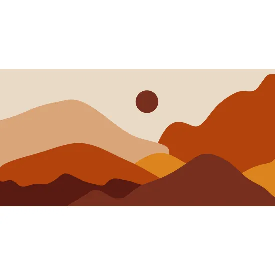 Papier peint panoramique - Paysage Boho