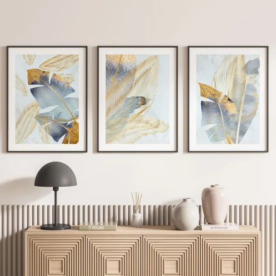 Set Of 3 Posters - Leaves