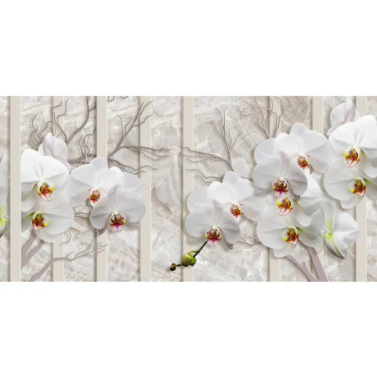 Papel pintado panorámico - Flores