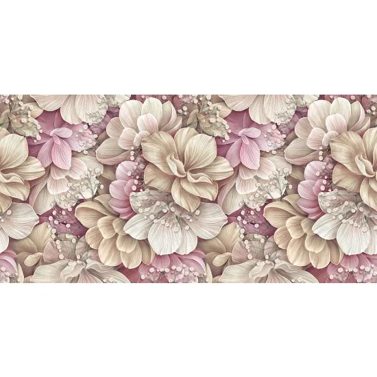 Papel pintado panorámico - Flores