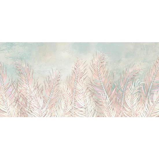 Papier peint panoramique - Feuilles